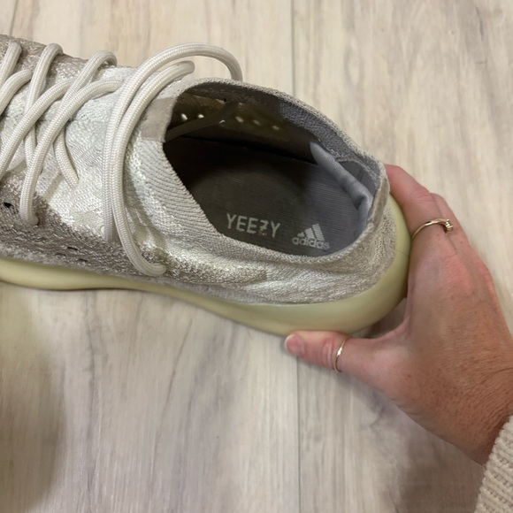 adidas gazelle silver green womens Adidas Yeezy Boost 380 Men's Shoes Calcite Glow